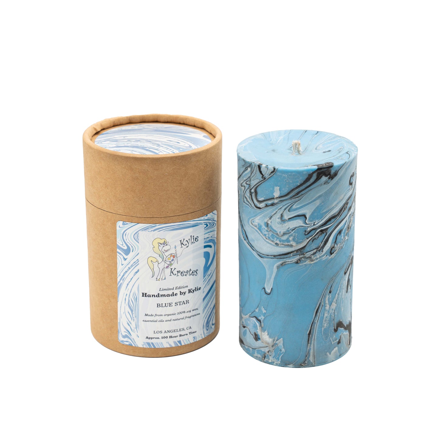 Marble Pillar Candles