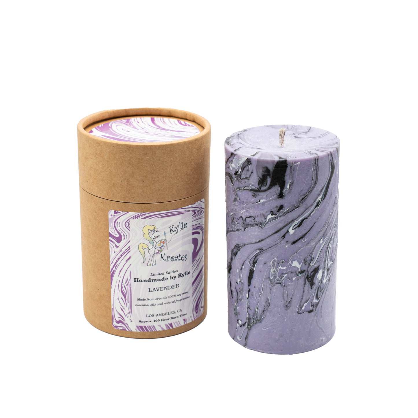 Marble Pillar Candles
