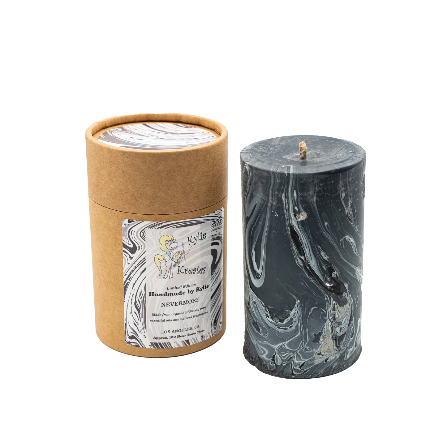 Marble Pillar Candles