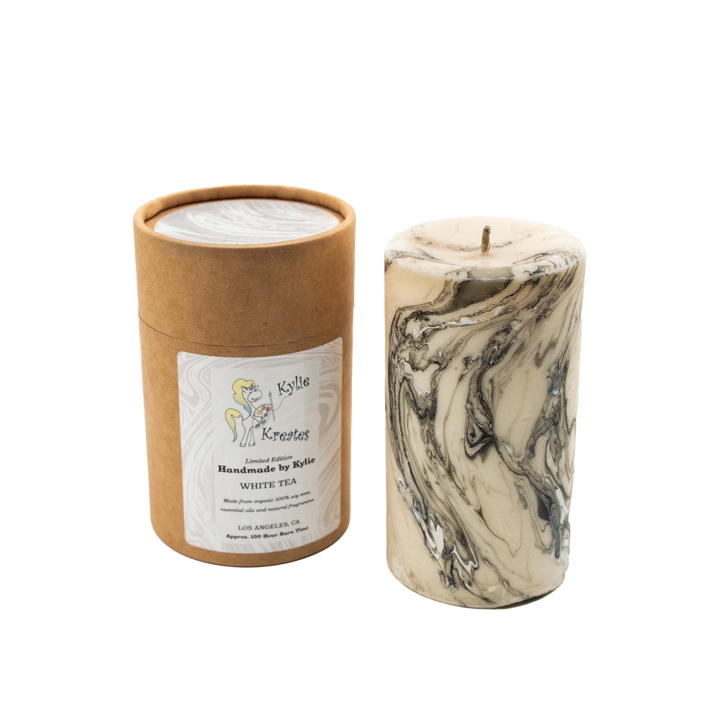 Marble Pillar Candles